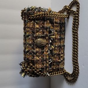 Chic Tweed Chain Shoulder Bag